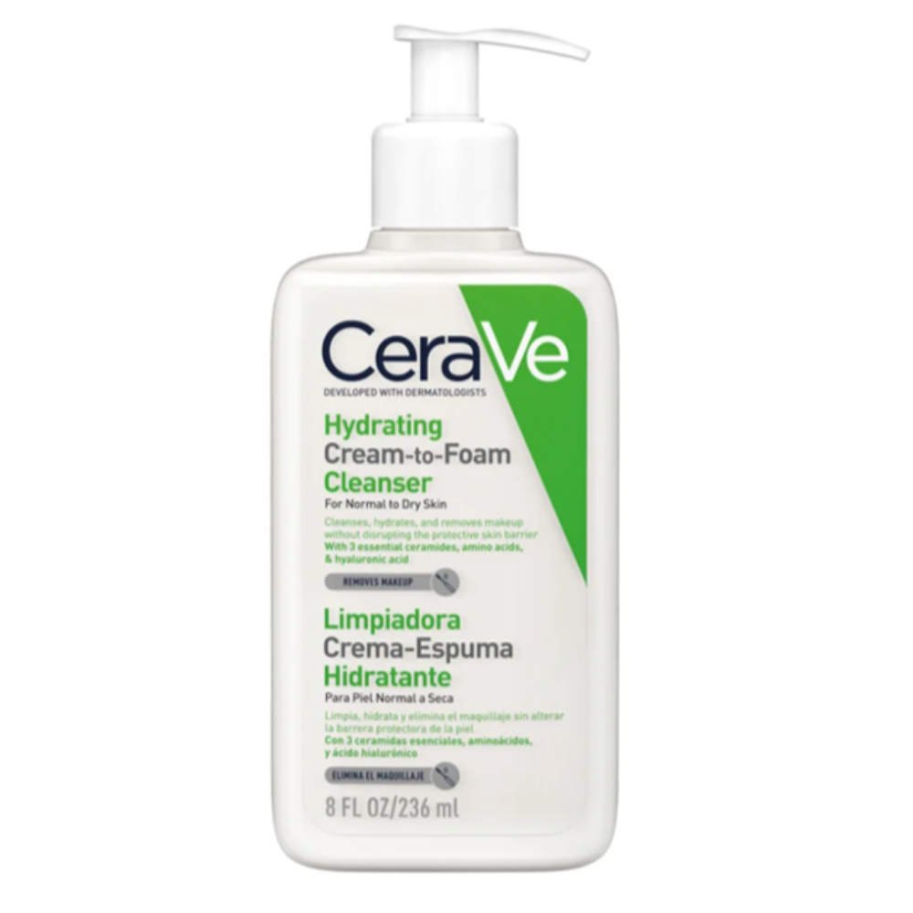 Cerave - Limpiador Hydrating Cream to Foam Cleanser 236 ml
